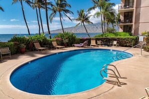 Beachfront pool
