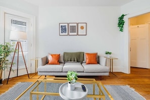 Make yourself at home in our living room!