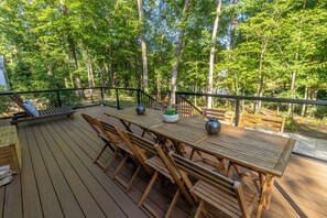 Back Deck | Private Fishing Pond