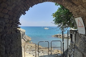 Blick von der Unterkunft