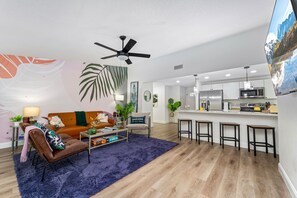 Living room vibes, cozy and bright. 
