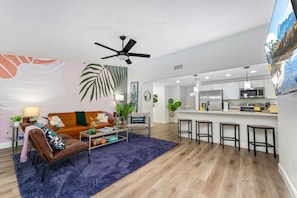 Living room vibes, cozy and bright.