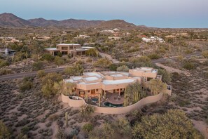 Aerial view of property