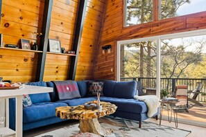 Living room space beckons you to unwind and relax.