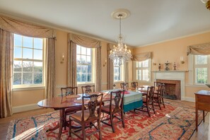 Formal Dining Room | Fireplace