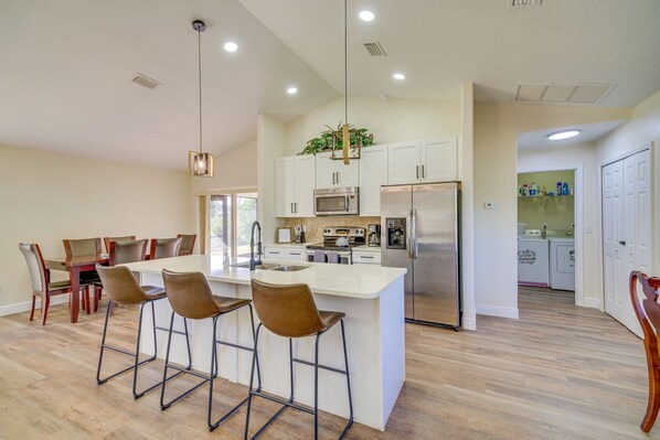 Palm Bay Vacation Rental | 3BR | 2BA | Step-Free Access w/ Ramp | 1,379 Sq Ft