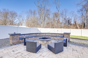 Fenced Backyard | Fire Pit Area | Wood Provided