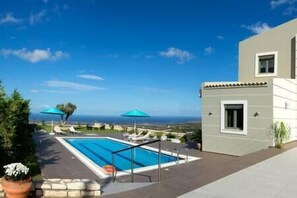 Exterior of the Villa - Sea in the background 