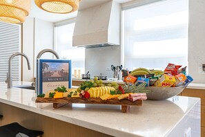 Welcome charcuterie board & snacks