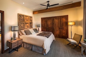 Get a good night's rest in the spacious master bedroom.