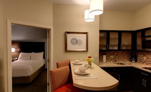 Drift to sleep in a comfortable bed after a busy day.