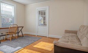 Perfect room for remote work or virtual meetings!