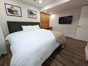 Bedroom with king bed