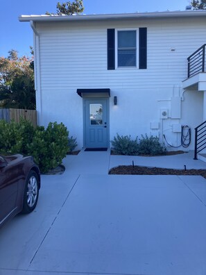 2 Parking Spaces & Entrance Door