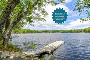 Start your mornings on the private dock with coffee and calm waters—or launch a kayak and explore Lake Teedyuskung at your own pace.