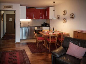 Furniture, Cabinetry, Countertop, Table, Wood, Kitchen Appliance, Architecture, Interior Design, Kitchen, Floor