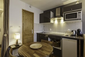 Kitchen and dining area