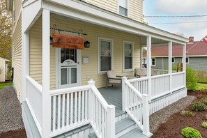 Outside covered deck