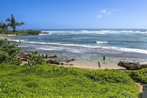 beach at Kapaa Sands - beach at Kapaa Sands