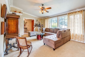 View of the entrance and front living room