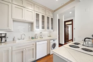Whip up delicious meals in this charming kitchen