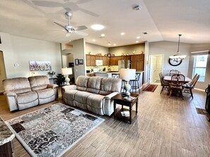 Open Concept - Living Room/Dining/Kitchen