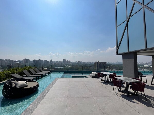 Rooftop pool