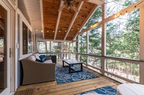 Chill out and enjoy the view from our comfortable deck seating