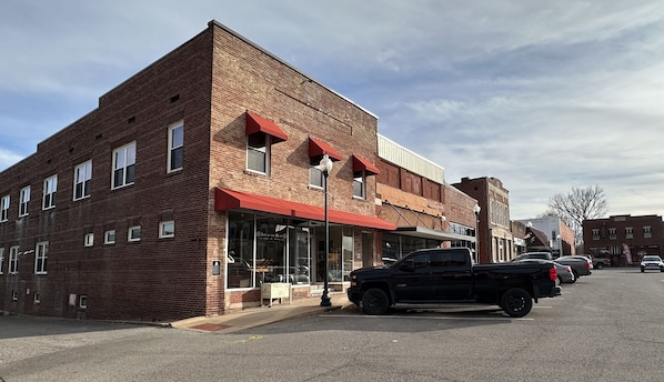 Apartment within historical building on Centerville's charming town square.