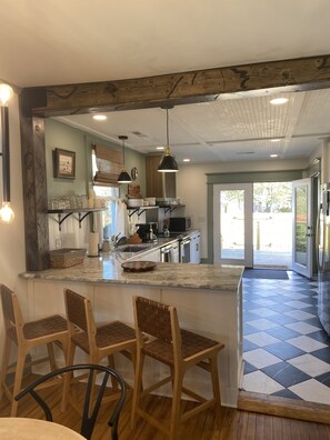 View into Kitchen from Dining Room