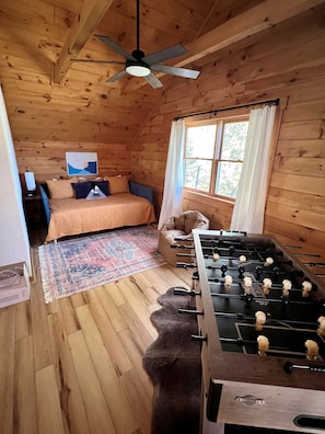 Loft with Queen Daybed and Foosball