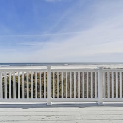 The unobstructed view from the living room (all day long)!!