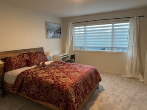 Master Bedroom 2 with smart tv,  study table and chair - another view.