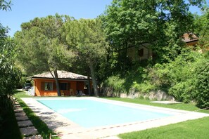 Schwimmbad des Ferienhauses