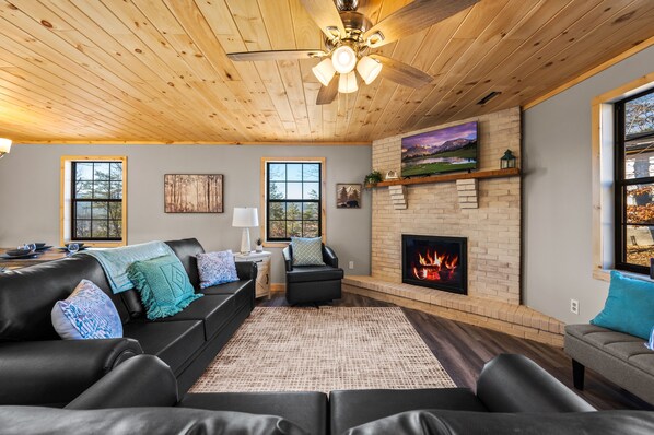 Cozy, welcoming living room