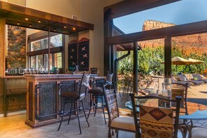 Sips, Sunsets, and Red Rock Views—your Private Bar awaits.