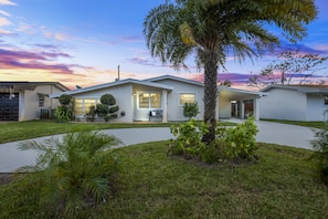 Front of home.