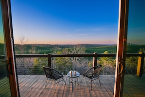 Step out into your own private paradise through our wall to wall sliding doors and be immersed in the colors of an Oklahoma sunrise and sunset.