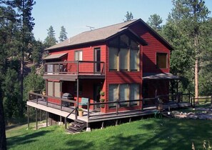 Decking all of the way around the home