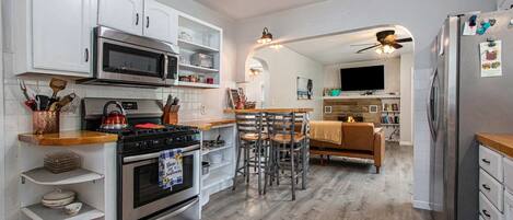 Open Concept Kitchen and Living Room