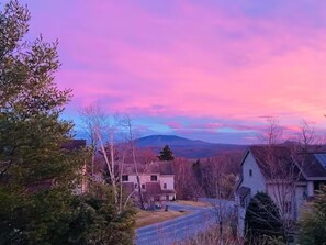 Beautiful sunset over the Green Mountains.