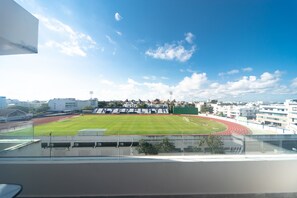Blick von der Unterkunft
