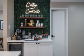 Coffee and tea bar.. wine chiller