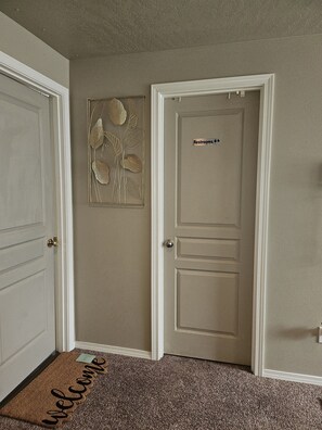 full bathroom access its located next to the room. the house has 2.5 bathroom.