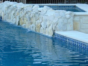 Hillside - Crystal clear pools overlooking the mountains.