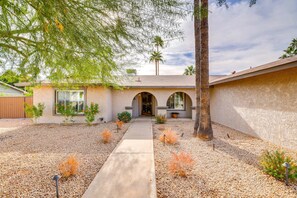 Home Exterior | Putting Green | Private Pool (Heated w/ Fee)