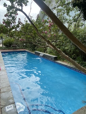 Beautiful, large pool, perfect for those hot afternoons after beach time.