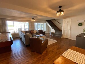 Perfect views of the lake, along with a shuffleboard table! 