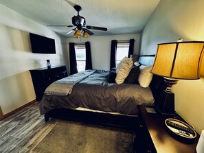 Bedroom #1 =- Master King Bed with private full bath 