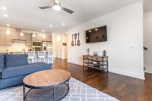 Open Concept Living Room & Kitchen